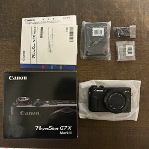 【新品】Canon PowerShot G7X MarkⅡ ブラック　デジタルカメラ