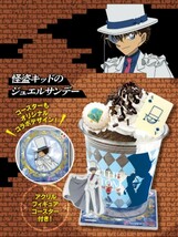 名探偵コナン 100ドルの五稜星 怪盗キッド アクリルフィギュアコースター　ジュエルサンデーのカップ グリコ オリジナルステッカー_画像6