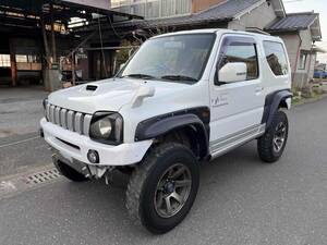 格安 JB23 Jimny Restoration historyNo Seatヒーター オーバーフェンダー リフトアップ After-marketBumper アルミWheels マッドTires ETCincluded