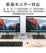 Mac mini M2 2023 拡張ドックとSSD1TB&HDD2TBのセット_画像7