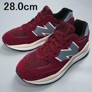 P809 新品 New Balance ニューバランス M5740 HL1 スニーカー 28.0cm ガーネット