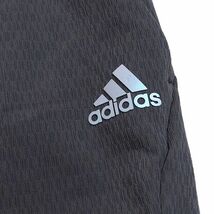 R383 新品 adidas GOLF アディダス ゴルフ 春夏 エクストラストレッチ ジャカード パンツ テーパード 85 グレー/ブラック_画像5