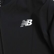 R350 新品 New Balance ニューバランス ストレッチ ウーブン ジャケット ゴルフ ブルゾン 軽量 L ブラック_画像5