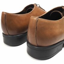 P959 未使用品 ジャンカルロモレリ ストレートチップ ビジネスシューズ 本革 GIANCARLO MORELLI (サイズ:25-25.5cm) 紳士靴 f-18_画像7