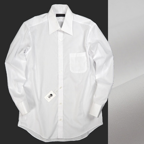 未使用品 五大陸 gotairiku イージーケア レギュラーカラー シャツ 長袖 (サイズ:41) 無地 オンワード樫山 ホワイトの画像1