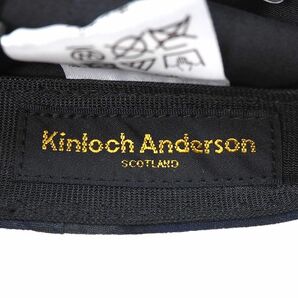 新品 Kinloch Anderson キンロックアンダーソン チェック ハンチング 帽子 メンズ コットン カジュアル 57～59cm 緑×紺 レナウンの画像5