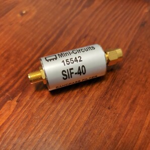 Mini-Circuits SIF-40 Lumped LC Band Pass Filter, 35 - 49 MHz, 50 ミニサーキット社製 バンドパスフィルタの画像1