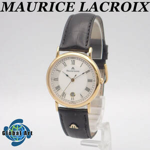え03302/MAURICE LACROIX モーリスラクロア/クオーツ/メンズ腕時計/ローマン/文字盤 シルバー/69686/ジャンク