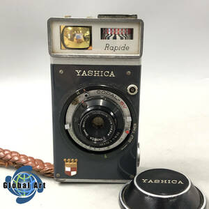 ★E03631/YASHICA ヤシカ/コンパクト フィルムカメラ/MF/Rapide/YASHINON 1:2.8 f=2.8㎝/シャッターOK