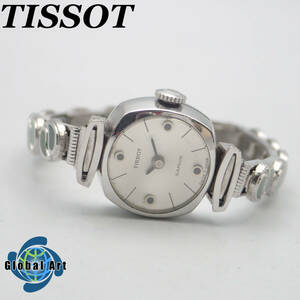 え03445/TISSOT ティソ/サフィール/手巻き/レディース腕時計/文字盤 シルバー/ジャンク