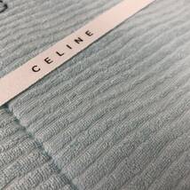 ★E04040【未使用保管品】CELINE セリーヌ/掛けふとん/綿 100%/140㎝×190㎝/ウォッシャブルケット/箱付_画像7