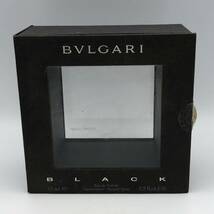 ★E03627【未使用品】BVLGARI ブルガリ/香水/BLACK ブラック/EAU DE TOILETTE オードトワレ/75ml/箱付_画像8