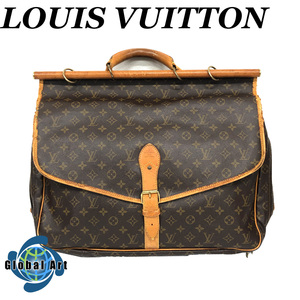 ●3D151/Louis Vuitton ルイヴィトン/モノグラム/サックシャス/ハンドバッグ/LVロゴ/レザー/PVC/ゴールド金具/ブラウン/茶