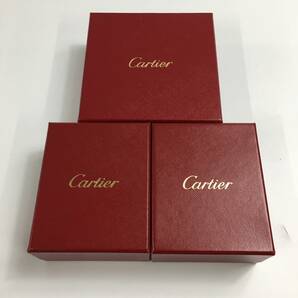 ★E04055/Cartier カルティエ/指輪/ネックレス用/純正/箱のみ/空箱/まとめて/計3点セット/外箱・内箱付の画像2