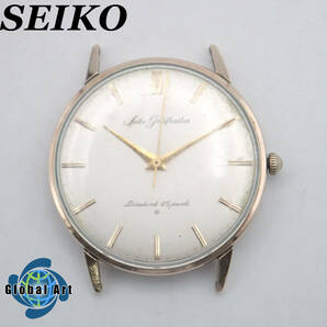 う11275/SEIKO セイコー/ゴールドフェザー/手巻き/メンズ腕時計/本体のみ/14KGF/25石/文字盤 シルバー/J15002E/ジャンクの画像1