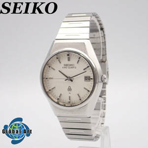 え04125/SEIKO セイコー/キングクオーツ/クオーツ/メンズ腕時計/文字盤 シルバー/0852-8025