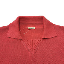 refomed/リフォメッド 24SS REKN-005 OLD MAN KNIT POLO　プルオーバーニットポロシャツ レッド サイズ：3 8047000093757_画像3