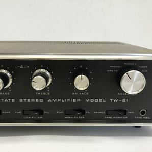 TRIO TW-61 トリオ ステレオアンプ SOLID STATE STEREO AMPLIFIER 音響機器 オーディオ機器 動作未確認 現状品の画像5