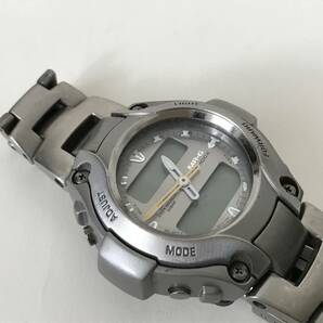 G-SHOCK Gショック MR-G DATA MEMORY 腕時計 MRG-130T CASIO カシオ S-714N TITANIUM W.R.20BAR チタン ヴィンテージ vintage watch 現状品の画像7