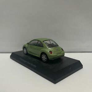 京商CVS 1/64 フォルクスワーゲン ミニカーコレクション2 ニュービートル 緑 グリーン カード付き kyosho cvs new beetle vw volkswagenの画像3