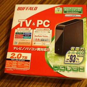 テレビ&パソコン対応外付けハードディスク buffalo 2.0T HD-LS2.0TU2J ソフマップ購入品の画像1