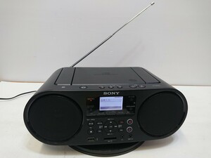 管理1105 SONY ソニー パーソナルオーディオシステム ZS-RS81BT ラジオ CD ラジカセ 通電確認済み ジャンク