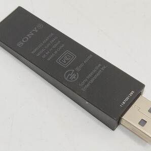 管理0943 SONY CUH-ZWA1J PS4 DUALSHOCK 4 USBワイヤレスアダプター PCで通電確認済み ジャンクの画像2