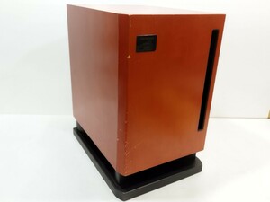 管理0913 ONKYO オンキョー POWERED SUBWOOFER SL-057 アンプ内蔵 サブウーファーシステム 音響機器 動作確認済み キズ有り 現状品