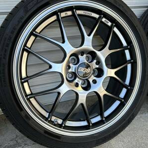 徳島 直接取引限定 BBS 7.5J 18インチ+49 RG798 鍛造 225-40-18 プリウス50使用の画像7