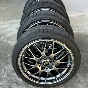 徳島 直接取引限定 BBS 7.5J 18インチ+49 RG798 鍛造 225-40-18 プリウス50使用の画像1