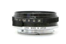 並品｜オリンパス E.Zuiko Auto-S 38mm F2.8 CA01-T1270-2O1A OLYMPUS ズイコー PEN Fマウント パンケーキレンズ 中古_画像4