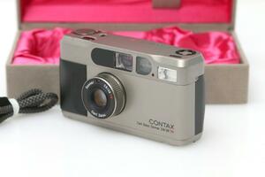 訳有品｜コンタックス T2 チタンシルバー CA01-T1225-2K4-ψ フィルムカメラ 小型 本体 レンズ contax ゾナー