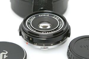 並品｜オリンパス E.Zuiko Auto-S 38mm F2.8 CA01-T1270-2O1A OLYMPUS ズイコー PEN Fマウント パンケーキレンズ 中古