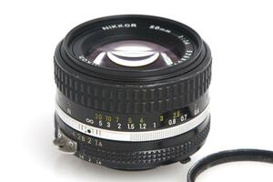 難有品｜ニコン Ai-S Nikkor 50mm F1.4 CA01-A7621-3T3B-ψ Fマウント ニッコール 単焦点 ポートレート 中古