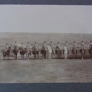 ＊明治大正期/蛇腹アルバム【旧日本陸軍関連】古写真10枚/集合記念写真など/部隊など詳細不明品【追加画像あり】の画像3