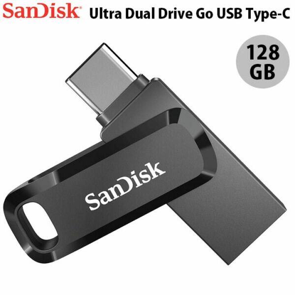 Ultra Dual Drive Go USB Type-C SDDDC3-128G-G46 128GB ブラック 海外パッケージ