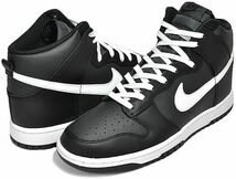 NIKE DUNK HI RETRO ダンク ハイ レトロ DJ6189-001 黒白 26.5_画像1