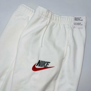 ☆新品☆NIKE ナイキ クラブ フレンチテリー プルオーバー フーディ & ジョガー パンツ セット 上下 FB7789 FB7688 -100 白 XLの画像7