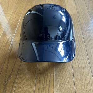 ミズノ ヘルメット ソフトボール用 Oサイズ ネイビー JSA3 袋付の画像3
