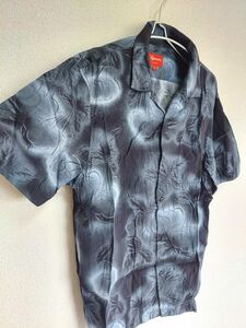 ~Supreme~ Cherries S/S Shirts XL(US) 総柄 ハワイアンシャツ ブラック アロハシャツ チェリー