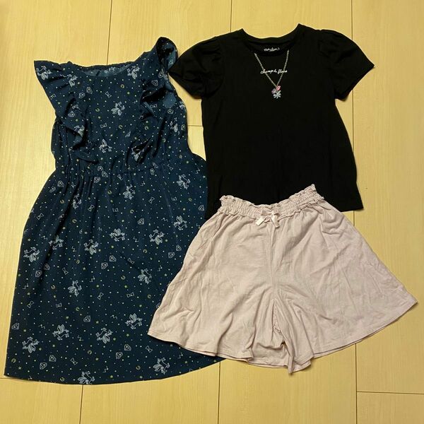 夏服まとめ売り　3点　サイズ130 女の子