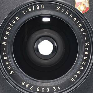 [美品] シュナイダー Schneider Kreuznach Super Angulon 90mm f/8 大判カメラ レンズ 元箱あり #82Bの画像8