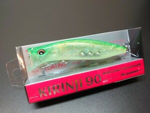 【定形外120円】メガバス キリンジ 90 GPグローライム Megabass KIRINJI 90 麒麟児 GP GLOW LIME