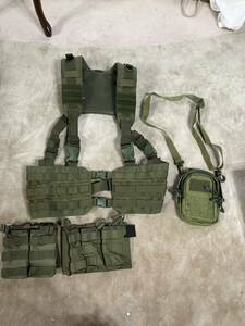 piste ru belt suspenders Harness personal equipment magazine pouch M4 Tacty karu pouch airsoft postage included 