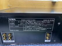 AIWA EXCELIA :XK-009 カセットデッキ _画像9
