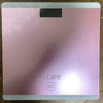 体重計 デジタルヘルスメーター 薄型 温度計 強化ガラス ピンク_画像2
