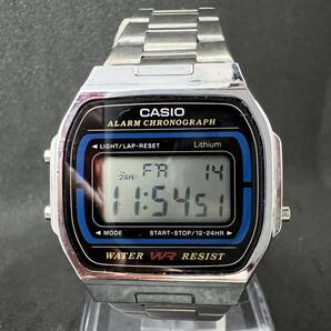 CASIO カシオ A164W WATER WR RESIST アラーム クロノグラフ クオーツ デジタル 腕時計 稼働品の画像2