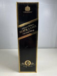 ジョニーウォーカー JOHNNIE WALKER ブラックラベル BLACK LABEL 12年 EXTRA SPECIAL 黒キャップ 700ml 40% 未開栓