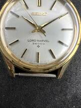 SEIKO セイコー 5740-8000 LORD MARVEL 36000 ロードマーベル 自動巻 メンズ腕時計 本体のみ 稼働_画像3