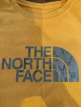 THE NORTH FACE ノースフェイス ロンT 長袖 知床限定　150cm ジュニア　子供　Tシャツ 黄色　美品_画像4